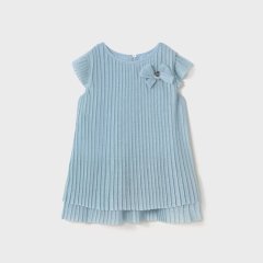 Детское плиссированное платье из фатина 80 Голубой Mayoral 1907