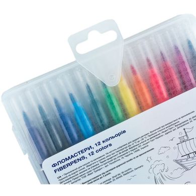Фломастеры-кисти, набор 12шт, Kite Creative K-1150