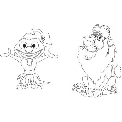 Disney Малыш. Игра с цветом. Король Лев (У) Утро 461284