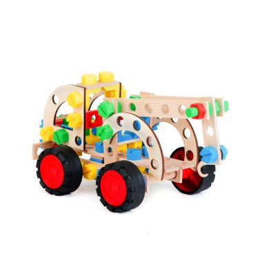 Винтовой конструктор Alexander Junior Тягач-погрузчик 3 в 1 102 детали 2157