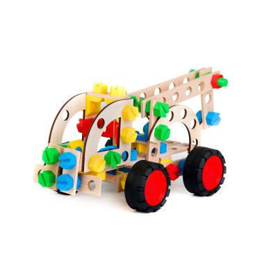 Винтовой конструктор Alexander Junior Тягач-погрузчик 3 в 1 102 детали 2157