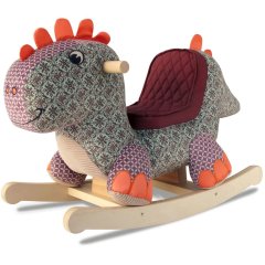 Іграшка-гойдалка Динозавр Діглі, біло-коричневий, 12М+ Little bird told me LB3127