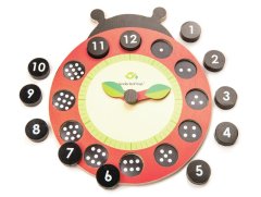 Іграшка з дерева Божа корівка Годинник Tender Leaf Toys TL8412