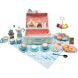 Ігровий набір для пікніка з кошиком Кавовий набір, блакитний XIE SHENG TOYS 9060A