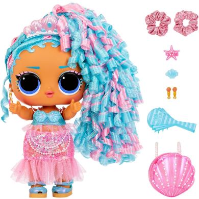 Ігровий набір з мегалялькою L.O.L. SURPRISE! серії Big Baby Hair Hair Hair КОРОЛЬОВА СПОЛЮСК 579724