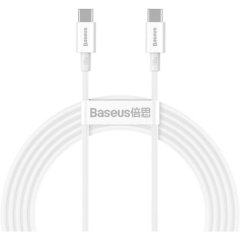 Кабель Baseus Type-C/Type-C 100W 1m CATYS-B02 білий