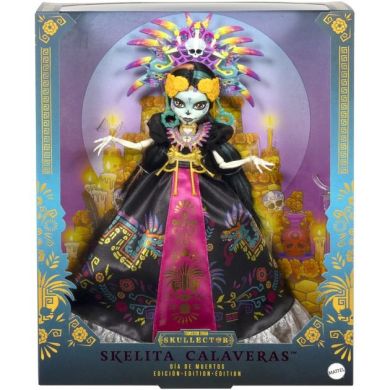 Колекційна лялька Скеліта Калаверас Dia De Muertos Monster High Skullector JDR63