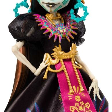 Колекційна лялька Скеліта Калаверас Dia De Muertos Monster High Skullector JDR63