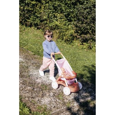 Коляска для ляльки Baby Nurse Теракотова пудра. Прогулянка, з корзиною, 18 міс.+ 7600254024