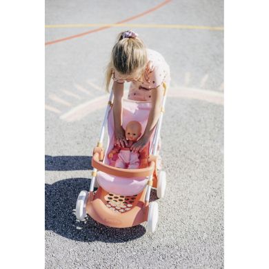 Коляска для ляльки Baby Nurse Теракотова пудра. Прогулянка, з корзиною, 18 міс.+ 7600254024