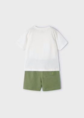Комплект одягу для хлопчика шорти, футболка кор/рук. 5F, р.122 Зелений Mayoral 3605