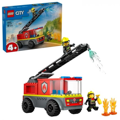 Конструктор Пожарная машина с лестницей LEGO City 60463