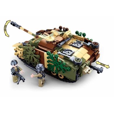 Конструктор SLUBAN M38-B0858 Army: Танк, 524 деталей
