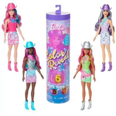 Кукла Barbie Color Reveal серии Звезды диско (сюрприз) JCP01