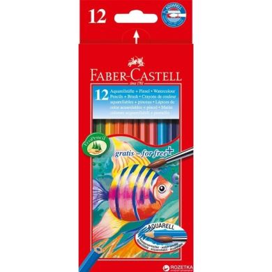 Набор карандашей акварельных 12 шт Faber-Castell 1407