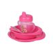 Набор для кормления Nuvita 12м+ розовый 3 предмета NV1495Pink, Розовый