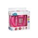 Набір для годування Nuvita 12м + рожевий 3 предмета NV1495Pink, Рожевий