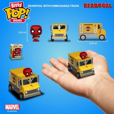 Набор фигурок BITTY POP! Ride серии Марвел ДЕДПУЛ И ГРУЗОВКА ЧИМИЧАНГИ 83625