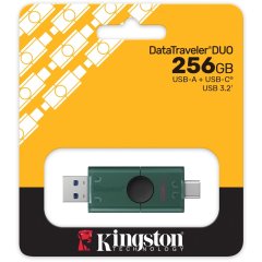 Накопичувач Kingston 256GB USB 3.2 Type-A + Type-C DT DuoG2 DTDEG2/256GB