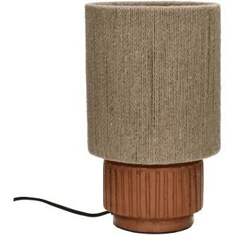 Настольная лампа терракота/джут 18&times;30 см CORDOBA POMAX 40487-TER-05