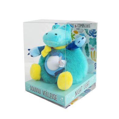 Ночник DouDou Night Light Крокодил DC3357, Бирюзовый