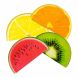 Одноразові фігурні тарілки Talking Tables Тропіки 12 шт. FST6-PLATE-FRUIT