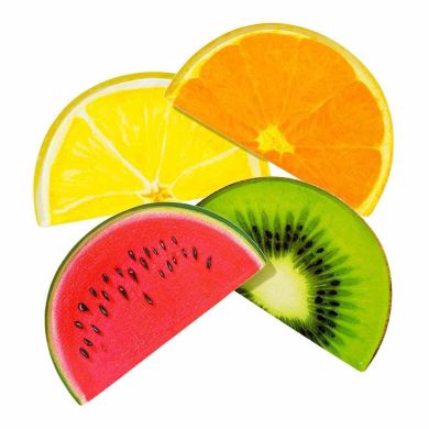 Одноразові фігурні тарілки Talking Tables Тропіки 12 шт. FST6-PLATE-FRUIT