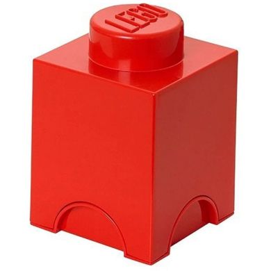 Одноточечный красный контейнер для хранения Х1 Lego 40011730