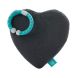 Підвіска MyHummy Heart Серце графітове 5907637944552, Графітовий