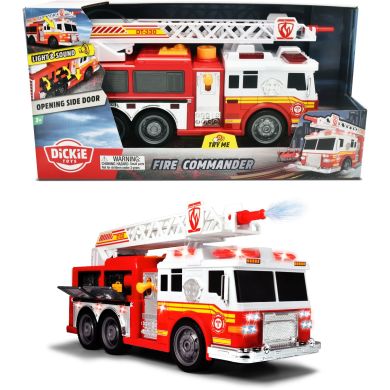 Машинка Dickie toys Action Пожежна служба Командор водомет зі світлом і звуком 36 см 3308377