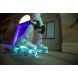 Роликові ковзани Neon Inline, розмір 30-33, бірюзовий LED підсвічування 2 коліс з кожного боку NT07T4