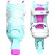 Роликові ковзани Neon Inline, розмір 30-33, бірюзовий LED підсвічування 2 коліс з кожного боку NT07T4