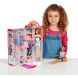 Розкладна шафа для ляльок BARBIE із полицями та плічками для одягу, Klein5801