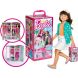 Розкладна шафа для ляльок BARBIE із полицями та плічками для одягу, Klein5801