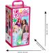 Розкладна шафа для ляльок BARBIE із полицями та плічками для одягу, Klein5801