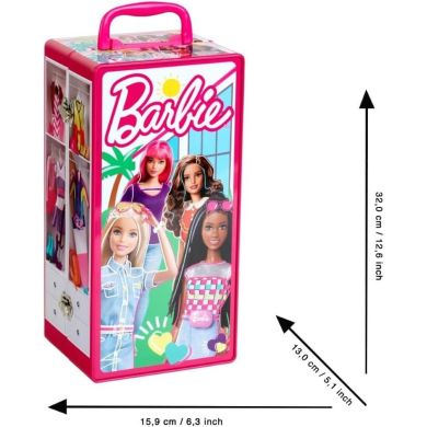 Розкладна шафа для ляльок BARBIE із полицями та плічками для одягу, Klein5801