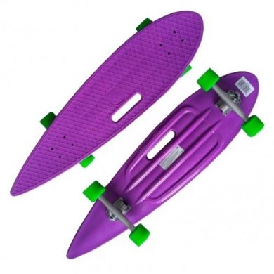 Скейт GO Travel с ручкой фиолетовый LS3609