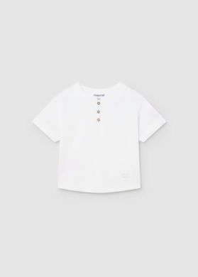 Рубашка для мальчика короткий рукав, хлопок 3A, р.80 Белый Mayoral 1016
