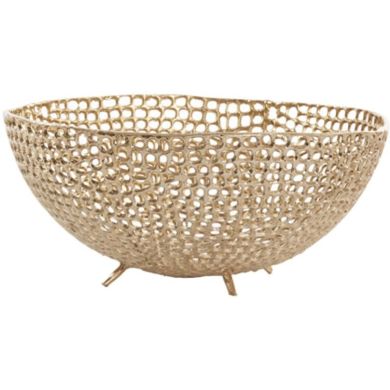 Тарілка &Oslash;38x16 см MURCIA античне золото Light&Living 6346785