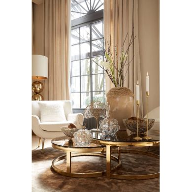 Тарілка &Oslash;38x16 см MURCIA античне золото Light&Living 6346785