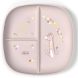 Тарелка секционная от 12 месяцев, цв.15 Chicco 16003.15, Розовый