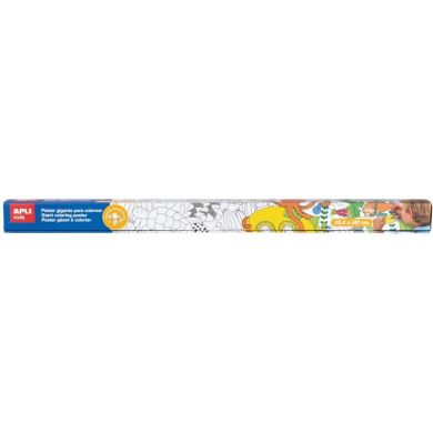 Большая раскраска 180 см х 96,5см Синяя APLI Kids 16606-1