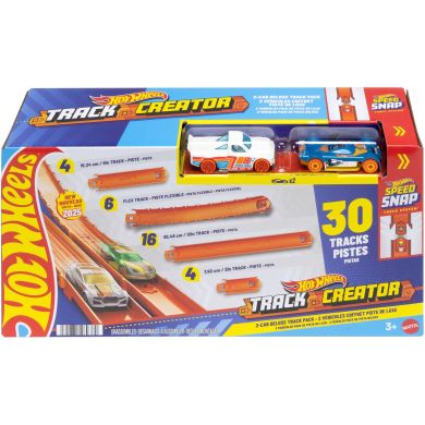 Великий набір доріжок для треку з 2 машинками серії Track Creator Hot Wheels JDW42