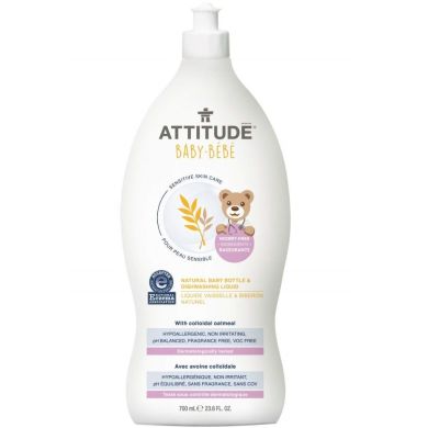 Средство для мытья детской посуды жидкое Attitude 700 мл Attitude 626232603187