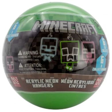 Акриловая фигурка сюрприз с подвеской в ​​капсуле Minecraft JTMIN-35200