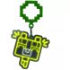 Акриловая фигурка сюрприз с подвеской в ​​капсуле Minecraft JTMIN-35200