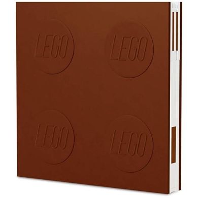 Блокнот BROWN с гелевой ручкой LEGO 4003064-52446