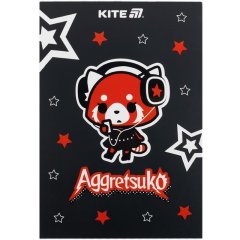 Блокнот-планшет, A5, 50 аркушів, клітинка Aggretsuko Kite AR25-194