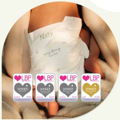 Дитячі підгузки BioEmbrace ТМ ECO BY NATY, розмір 2 (3-6 кг), 33шт. в упаковці 7330933000208