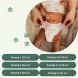 Дитячі підгузки BioEmbrace ТМ ECO BY NATY, розмір 2 (3-6 кг), 33шт. в упаковці 7330933000208